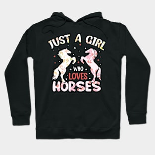 Just a girl who love horses Hoodie